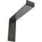 Ekena Millwork Steel Truss Shelf Bracket, Hammered Gray 2"W x 8"D x 6 3/4"H BKTM02X08X06TSHGY - alternate 1